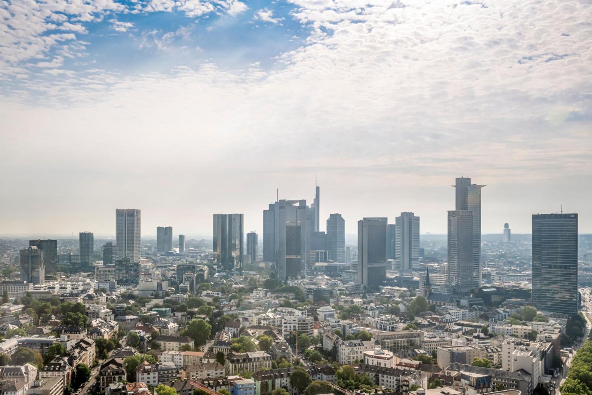 Frankfurt Marriott Hotel Frankfurt am Main Luaran gambar Tel Aviv skyline