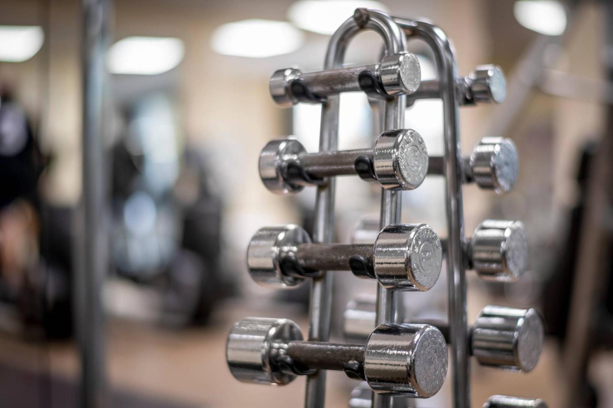 Frankfurt Marriott Hotel Frankfurt am Main Luaran gambar Dumbbells on a rack